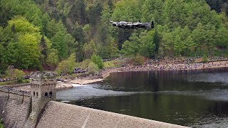 DAMBUSTERS DERWENT DAM 70th ANNIVERSARY FLYPAST [upl. by Atirma823]