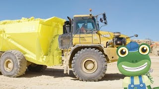 Geckos Real Vehicles  Vehicles For Kids  Dump Truck  Geckos Garage  Videos For Kids [upl. by Peti770]