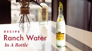 Ranch Water in a Topo Chico bottle with Fortaleza Tequila [upl. by Ymma]