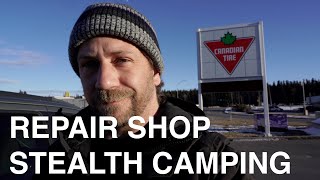 Stealth Camping At Canadian Tire Repair Shop [upl. by Selestina439]