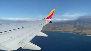 Flight Take Off from Kahului Airport Maui Hawaii 2022 [upl. by Boutis]