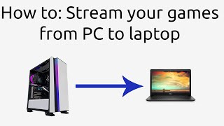 How to Stream your games from PC to laptop Steam [upl. by Hanni]