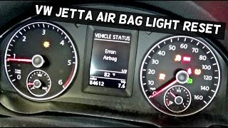 HOW TO RESET THE AIR BAG LIGHT ON VOLKSWAGEN AIRBAG [upl. by Ahsiekan13]