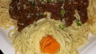 spaghetti 🍝🍝🍝bolognaise délicieux 😋😋😋 [upl. by Nesrac]