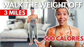 3 MILE Fat Burning Indoor Walk Burn up to 500 calories Beginner Friendly  growwithjo [upl. by Chamberlin]