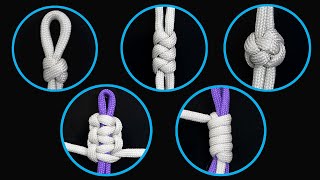 Nudos básicos para hacer pulseras paracord [upl. by Sirromad]