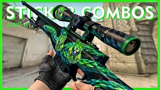 AWP Atheris Sticker Crafts  CSGO Stickers 2020 [upl. by Marra]