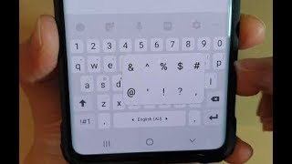 Galaxy S10  S10 How to Customize Keyboard Symbols on The Period Key Shortcut [upl. by Ofori]