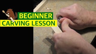 Beginner Woodcarving  Basic Cuts [upl. by Ulrikaumeko162]