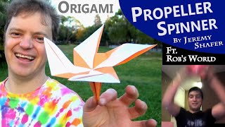 Origami Propeller Spinner [upl. by Adlei]