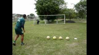 Treinamento de Goleiro  Lateralidade e Fundamentos defesas [upl. by Xena]