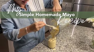 How to Make Homemade Mayonnaise in a Vitamix Blender  Quick amp Easy Recipe [upl. by Maggio]