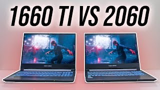 GTX 1660 Ti vs RTX 2060  Gaming Laptop Comparison [upl. by Ahsiuqet]