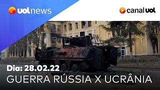 Guerra na Ucrânia últimas notícias estratégia de Putin na Rússia e ataques  UOL News [upl. by Aerdnaed]