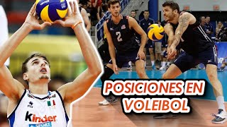 DISTINTAS POSICIONES EN VOLEIBOL 🏐 [upl. by Schwab278]