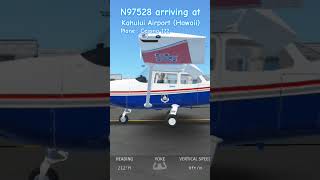 N97528 arriving AT Kahului airport [upl. by Towny]