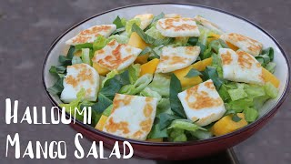 Halloumi Mango Salad  Healthy Salad Recipe [upl. by Ahrendt]