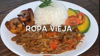 Ropa Vieja  Cuban Style Shredded Beef with Sofrito [upl. by Nerol]