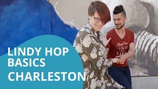 Learn Swing Dance Lindy Hop for Beginners Charleston Rhythm Class 1 of 6 [upl. by Oidale]