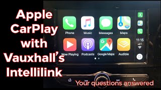 Connecting Apple CarPlay to Vauxhall’s intellilink [upl. by Trautman]