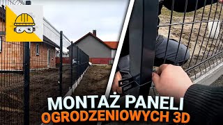 Montaż Paneli Ogrodzeniowych 3d [upl. by Yednil]