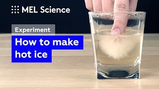 How to make hot ice from baking soda and vinegar easy experiment [upl. by Oza]