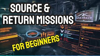 Elite Dangerous Source And Return Missions For Beginners [upl. by Cathleen]