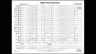 Heres That Rainy Day arranged by Rick Stitzel [upl. by Friedly]