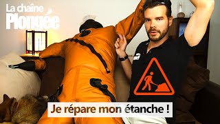 TUTO 😉 COMMENT RÉPARER SA COMBINAISON ÉTANCHE A LAQUASURE [upl. by Malvia443]