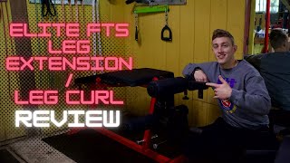 Elite FTS Leg ExtensionLeg Curl Review [upl. by Brotherson]