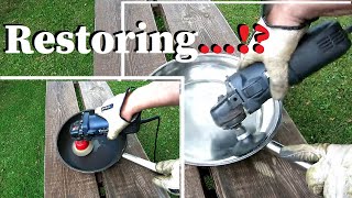 Stainless steel frying pan  How to ReUse a Nonstick Frying Pan That Has Lost Its Coating [upl. by Inavoig26]