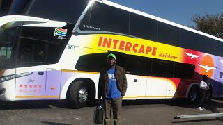 Pretoria to GABORONE  Intercape  Trip Report  Marcopolo G7 Paradiso [upl. by Elcin972]