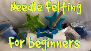 Needle Felting for beginners [upl. by Ecnahoy]