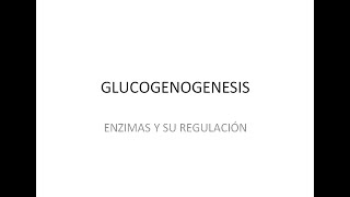 Glucogenogénesis Enzimas y su regulación [upl. by Gemmell]