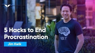 5 Mental Hacks To End Procrastination  Jim Kwik [upl. by Sloatman]