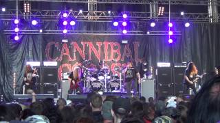 Cannibal Corpse live at Hellfest 2015 [upl. by Nylekoorb524]