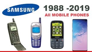 All Samsung Phones 1988 to 2019 [upl. by Alleb928]