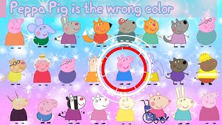 Peppa Pig Find The Wrong Color [upl. by Minnnie]