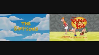 The Simpsons and Phineas and Ferb Theme Song Mix [upl. by Fenwick]