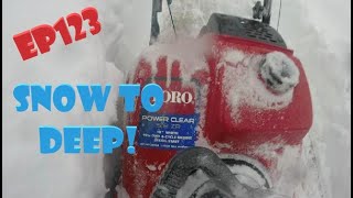 Snow Blower Put to the Test Toro 518 ZR EP123 [upl. by Aciram]