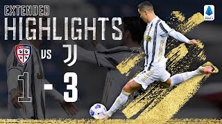 Cagliari 13 Juventus  Ronaldo Scores Perfect HatTrick  EXTENDED Highlights [upl. by Zizaludba]