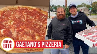 Barstool Pizza Review  Gaetanos Pizzeria Clifton Heights PA presented by Mugsy Jeans [upl. by Colburn]