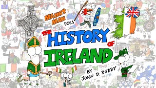 The History of Ireland in 11 Minutes Remastered  Manny Man Does History [upl. by Shirlie1]