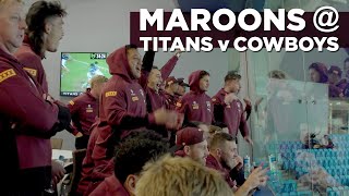 Maroons enjoy Titans v Cowboys game [upl. by Jaehne45]