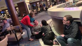 Passenger Captures Frightening Moment on Cruise Ship [upl. by Hermia]