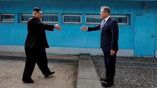 Key moments from historic Korean summit [upl. by Berstine]