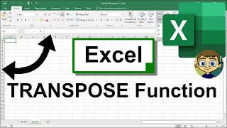 The Excel TRANSPOSE Function [upl. by Ainivad]