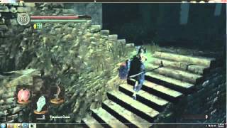 351How to drain water in New Londo Ruins Dark Souls [upl. by Darbee]