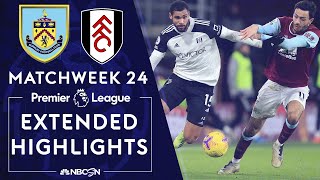 Burnley v Fulham  PREMIER LEAGUE HIGHLIGHTS  2172021  NBC Sports [upl. by Ojillib]