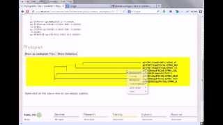 Bioinformatics practical 5 Phylogenetic tree construction [upl. by Thorpe]